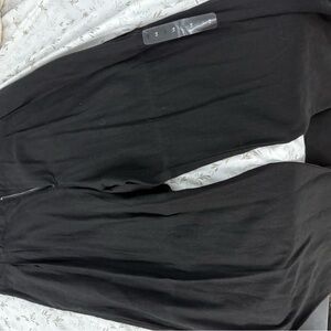 GAP Black Trousers with Zip Detail